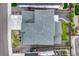 Aerial shot of the home showing the roof, driveway, patio, yard, and nearby street at 2775 Morningbird Ln, Castle Rock, CO 80109
