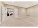 Spacious carpeted basement with interior doors and plenty of lighting at 2775 Morningbird Ln, Castle Rock, CO 80109