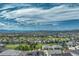 Aerial view of a residential neighborhood with mountain views at 2775 Morningbird Ln, Castle Rock, CO 80109