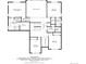 Second floorplan featuring four bedrooms, and three bathrooms at 2775 Morningbird Ln, Castle Rock, CO 80109