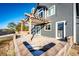 Spacious patio with pergola and firepit area at 1626 Adobe Pl, Highlands Ranch, CO 80126