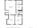 Detailed floor plan showcasing the Gathering room, office, bedroom, laundry, and bathroom layout at 4032 S Olive St, Denver, CO 80237
