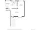 Floor plan featuring a spacious living room, kitchen, dining area, breakfast nook and porch. Measurements included at 5616 S Kenton Ct, Englewood, CO 80111
