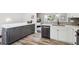 Modern kitchen with sleek countertops, stainless steel appliances, and stylish cabinetry at 320 Orion St, Golden, CO 80401