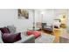 Comfortable living area with a sofa, accent chairs, and stylish decor at 320 Orion St, Golden, CO 80401