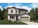 Charming two-story home featuring a covered porch and attached two-car garage at 449 S Salida St, Aurora, CO 80017