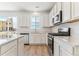 Well-equipped kitchen featuring stainless steel appliances and ample counter space at 449 S Salida St, Aurora, CO 80017