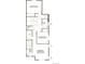 Second floor floorplan featuring 3 bedrooms, 2 bathrooms, including the primary suite at 6599 N Netherland St, Aurora, CO 80019