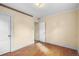 Bedroom with wood flooring at 3226 S Grant St, Englewood, CO 80113