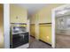 Kitchen with black and white oven at 3226 S Grant St, Englewood, CO 80113