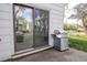 Outdoor patio with a stainless steel grill and sliding glass doors offering a view of the interior at 4667 Ashfield Dr, Boulder, CO 80301