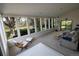 Inviting sunroom filled with natural light, featuring a cozy seating area and views of the landscaped backyard at 4667 Ashfield Dr, Boulder, CO 80301