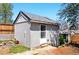 A detached shed in the backyard offers additional storage and utility space at 764 S Osage St, Denver, CO 80223