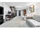 Spacious basement with staircase, carpeting, and room for an office, storage or living space at 1332 Ash St, Denver, CO 80220