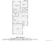 Detailed floorplan of the house's upper level, showcasing layout and dimensions at 10239 W Fair Ave # A, Littleton, CO 80127