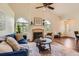 Inviting living room featuring large windows, modern furnishings, and ample natural light at 10239 W Fair Ave # A, Littleton, CO 80127