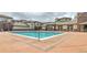 Community pool surrounded by condos at 3854 S Dayton Way # 308, Aurora, CO 80014