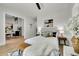 Cozy bedroom features a comfortable bed, stylish decor, and an adjacent office space at 1029 9Th St, Boulder, CO 80302