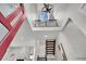 Striking foyer showcasing a skylight, open staircase, and modern architectural details at 1029 9Th St, Boulder, CO 80302