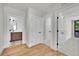 Hallway showing entry to a bathroom and other rooms of the house at 1029 9Th St, Boulder, CO 80302