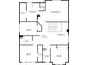 Floor plan view illustrating the layout of the second floor of the home at 2307 Candleglow St, Castle Rock, CO 80109