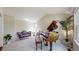 Elegant living room featuring a grand piano, comfortable seating, and large windows, perfect for relaxation and entertainment at 2990 E 135Th Dr, Thornton, CO 80241