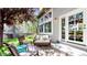 Relaxing backyard patio with comfortable seating and shade, ideal for enjoying the outdoors at 2990 E 135Th Dr, Thornton, CO 80241