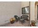 Inviting patio with stylish wicker furniture and decorative potted plants at 4929 W 73Rd Ave, Westminster, CO 80030