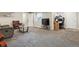 Spacious finished basement featuring office space, media area, and Gathering room at 9682 Dunning Cir, Highlands Ranch, CO 80126