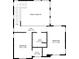 Floorplan featuring multiple bedrooms, a bathroom, hallway, and walk-in closet at 9682 Dunning Cir, Highlands Ranch, CO 80126