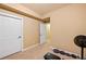 Unfinished basement with ample space, perfect for a home gym at 16110 Poplar St, Brighton, CO 80602