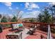 Outdoor deck perfect for entertaining with mountain view and comfortable seating at 4 Mountain Ash, Littleton, CO 80127