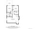 Basement floorplan featuring recreation room, bedrooms, bathroom, utility room, and patio access at 1821 E Kettle Ave, Centennial, CO 80122