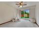 Inviting bedroom with sliding glass doors to the backyard patio at 1821 E Kettle Ave, Centennial, CO 80122