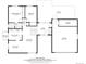 Upstairs floorplan featuring primary bedroom, balcony, kitchen, living room, dining area, and garage at 1821 E Kettle Ave, Centennial, CO 80122