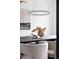 Chic dining room showcasing a modern light fixture and stylish decor at 3112 Braun Ct, Golden, CO 80401