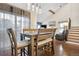 Small dining area with wood table and chairs at 961 S Evanston Cir, Aurora, CO 80012