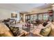 Warm and inviting living room with comfortable seating, hardwood floors, and large windows at 8576 Niwot Meadow Farm Rd, Niwot, CO 80503