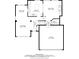 Detailed floor plan of the second level, including a kitchen, Gathering room, and garage at 5486 S Cathay Way, Centennial, CO 80015
