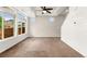 Bonus room with high ceilings, large windows, and neutral carpeting at 3692 Celestial Ave, Castle Rock, CO 80109