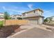 Charming two-story home features a spacious two-car garage and a beautifully paved driveway at 3692 Celestial Ave, Castle Rock, CO 80109