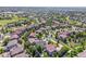 Overhead view of a residential area surrounded by lush greenery and manicured lawns in a well-planned neighborhood at 25402 E Glasgow Pl, Aurora, CO 80016