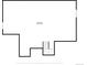 Floor plan of the basement with the square footage dimensions of the unfinished space at 25402 E Glasgow Pl, Aurora, CO 80016