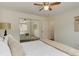 Bedroom with mirrored closet doors to increase light and space at 21 N Washington St # 301, Denver, CO 80203