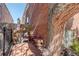 Private patio with brick flooring and space to relax and entertain at 21 N Washington St # 301, Denver, CO 80203
