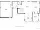 Detailed floor plan showcasing the layout of the home, including room dimensions and garage at 4251 Perry St, Denver, CO 80212