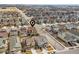 Aerial view showing the property's location in a well-planned, residential neighborhood at 844 Dakota Ln, Erie, CO 80516