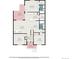 Floor plan showing a primary bedroom, kitchen, living room, and two bedrooms with dimension labels at 9077 W 88Th Cir, Denver, CO 80021