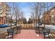 Neighborhood park adds a vibrant atmosphere to the community of condos and townhomes at 7831 Inverness Blvd, Englewood, CO 80112