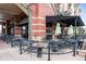 Lovely outdoor patio seating for restaurant adds value to the surrounding neighborhood at 7831 Inverness Blvd, Englewood, CO 80112